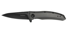 KERSHAW GRID 3.7" PLN BLACK-OXIDE