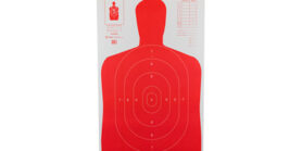 ACTION TGT HIVIS FLOR RED B27E 100PK