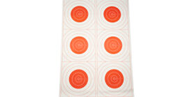 ACTION TGT BLSEYE MILI RED 100PK