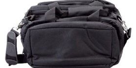 BULLDOG RANGE BAG DLX W/STRAP BLK