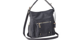 BULLDOG HOBO ANNA PURSE BLK