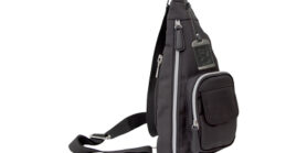 BULLDOG SLING BAG W/HOLSTER BLK