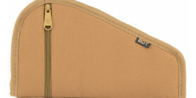 BULLDOG DLX PISTOL CASE 12"X6" TAN