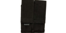 BULLDOG DBL MAG HLDR BLK