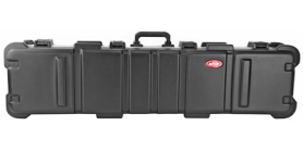 SKB DOUBLE RIFLE CASE W/WHLS 22LBS