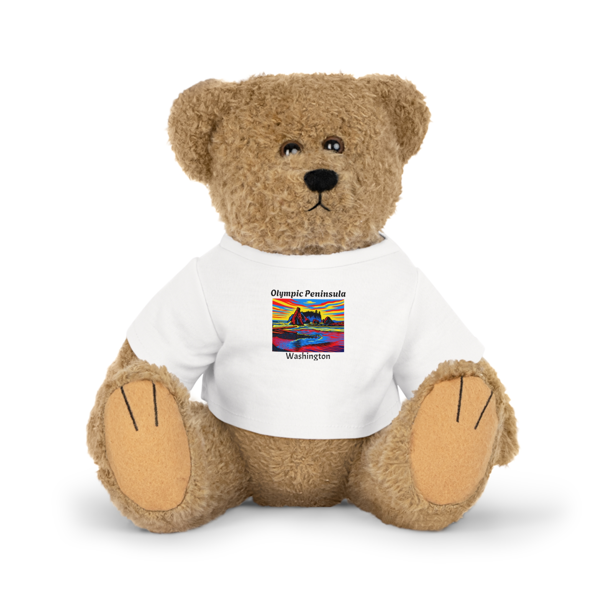 Olympic Peninsula Plush Bear Toy with T-Shirt | Great Gift for Kids | Cute Decorative Stuffed Animal | Fun Travel Souvenir | Unique [...]
